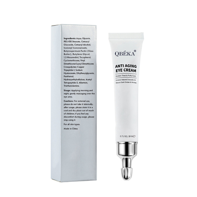 Verminder fijne lijnen Oogrimp Remover FDA GMPC gecertificeerde anti-aging oogcrème