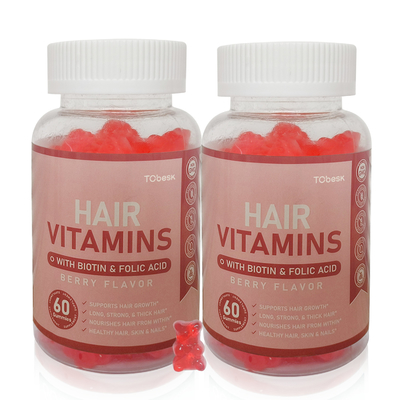 Haarvitaminen met biotine foliumzuur