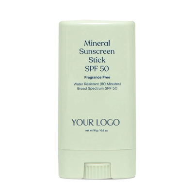 Privélabel Mineraal zonnebrandcrème SPF 50 waterbestendig Breed spectrum UVA/UVB bescherming