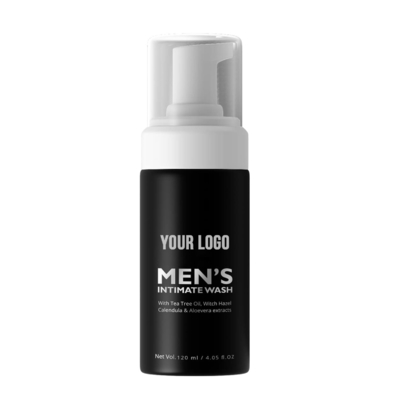 Volledige hygiëneoplossing Private Label Men's Foaming Tea Tree Oil Intimate Wash