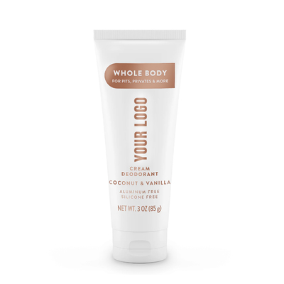 Ondersteuning Private Label 72 uur Aluminiumvrije vrouwen deodorant crème voor geurbestrijding