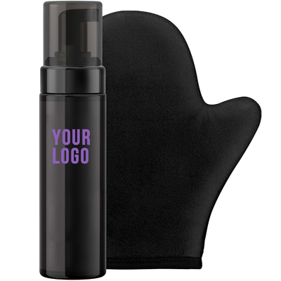 Kleurcorrectie zelfbruiner kit met zelfbruiner Mitt applicator Donkere bruiner mousse