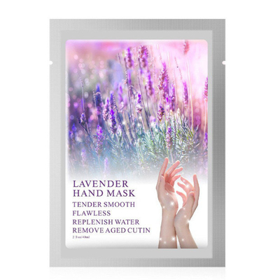 Regelmatige grootte Lavendel handmasker Exfolierend en hydraterend Aanpasbare plaatvorm