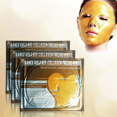 Jeugdige huid met 24K Gold Collagen Crystal Beauty Sheet Vermijd en verfijn veroudering