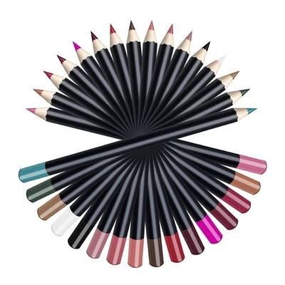 Chemische multifunctioneel oogletsel Lipliner en wenkbrauwenpotlood met verschillende kleuren