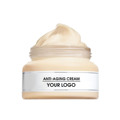Custom Logo Anti-Aging Moisturizer Face Cream 50g voor zichtbaar verminderen van tekenen van veroudering