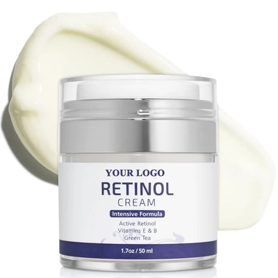 Vitamine A- en peptideverrijkte private label Retinol nachtcrème met lifting textuur