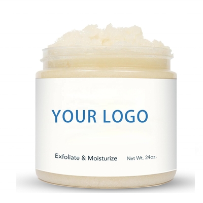 OEM Infuus Biologische essentiële oliën Voedingsstoffen Zeesout BODY SCRUB voor gezichtspeeling