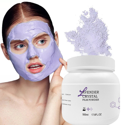 Home Peel-Off Lavendelgele masker Gezicht Spa Anti-Aging Hydraterende poeder masker op maat