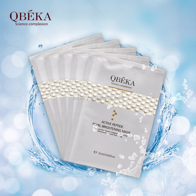 QBEKA Actieve Peptide Pearl Whitening Brightening Mask 5 stuks/doos voor alle huidtypes