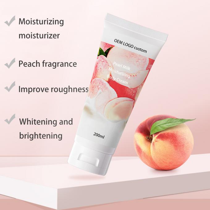 OEM/ODM Huidverzorging Lichaamslotion Parelmelk Voedende Lichaamscrème 200 ml 0