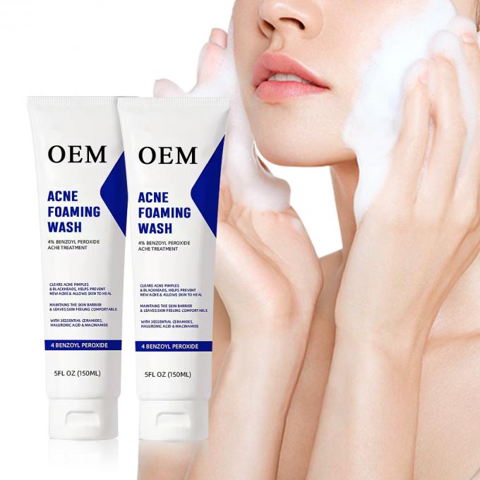 Gepersonaliseerde huidverzorgingsproducten hydraterende vochtzuigende gezichtsreiniger snel effect Great Vagen Factory Supply 120ml 4