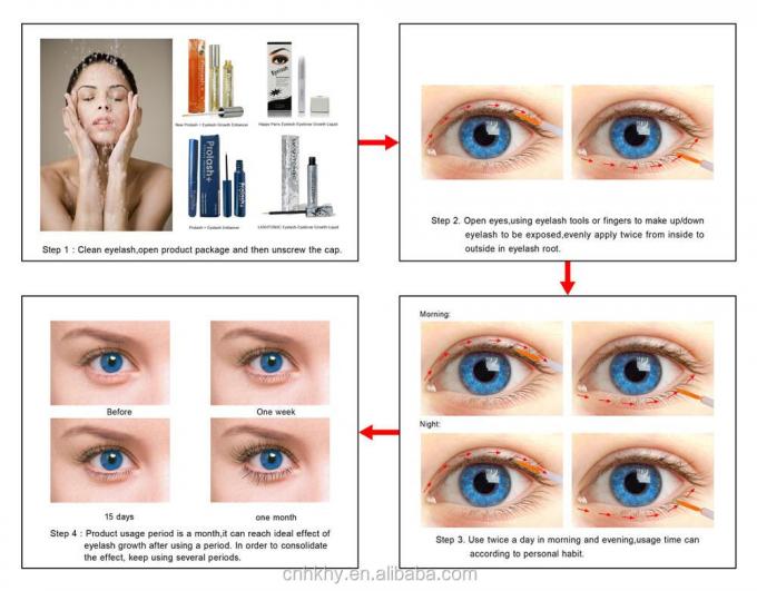 Prolash Oogletscherm Groei Serum 100% natuurlijk materiaal Goedgekeurde Verbeteraar Vloeistofvoorziening 0