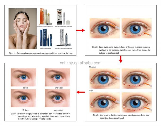 Krijg dikke en sappige wimpers met 100% natuurlijk extract wimpergroei serum op Amazon 5