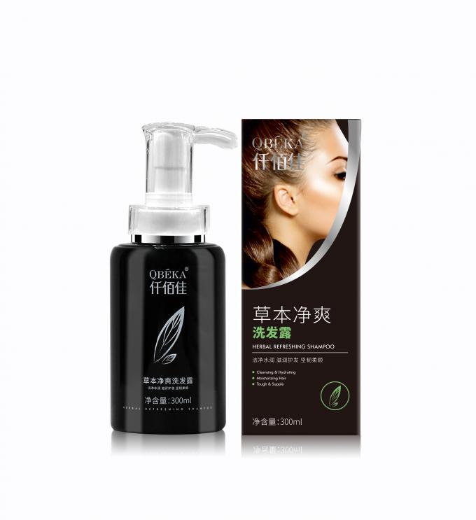 Klant aan te passen logo kruidenverfrissende haarherstel shampoo voor OEM ODM producten 0