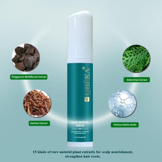 80 ml haargroei-olie Private Label Product Professionele QC Team Anti Hair Loss Serum 9
