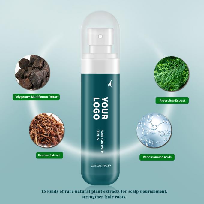 OEM/ODM kruidengroei-serum voor haarverliesbehandeling en textuurverbetering 3