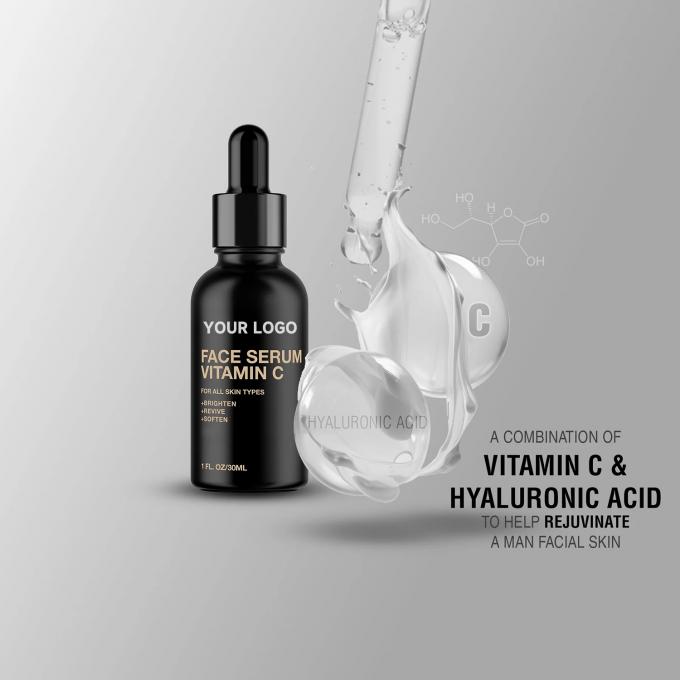 Ervaar de voordelen van Niacinamide Vitamine C gezichtsserum voor mannen 0