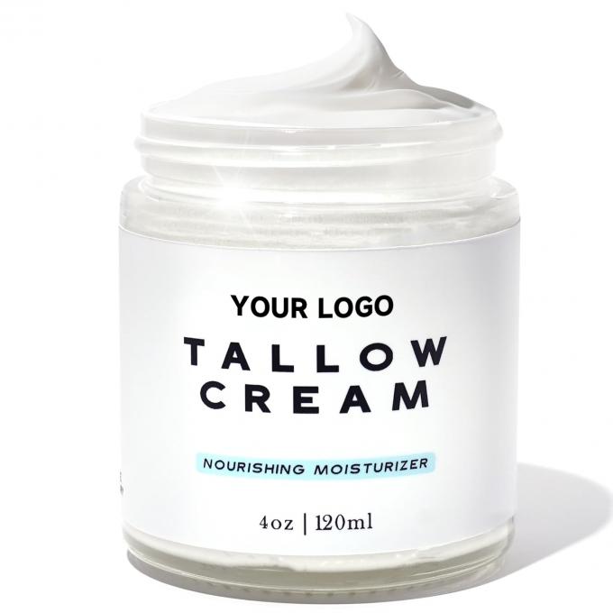 Gepersonaliseerd Grass Fed Beef Tallow Balsam Moisturizer Cream 100% Natuurlijke Lotion voor gevoelige huid 0
