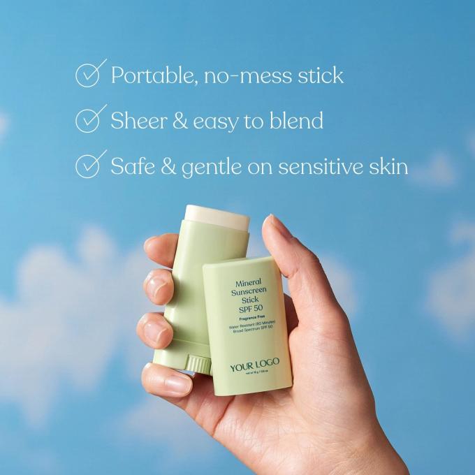 Privélabel Mineraal zonnebrandcrème SPF 50 waterbestendig Breed spectrum UVA/UVB bescherming 1