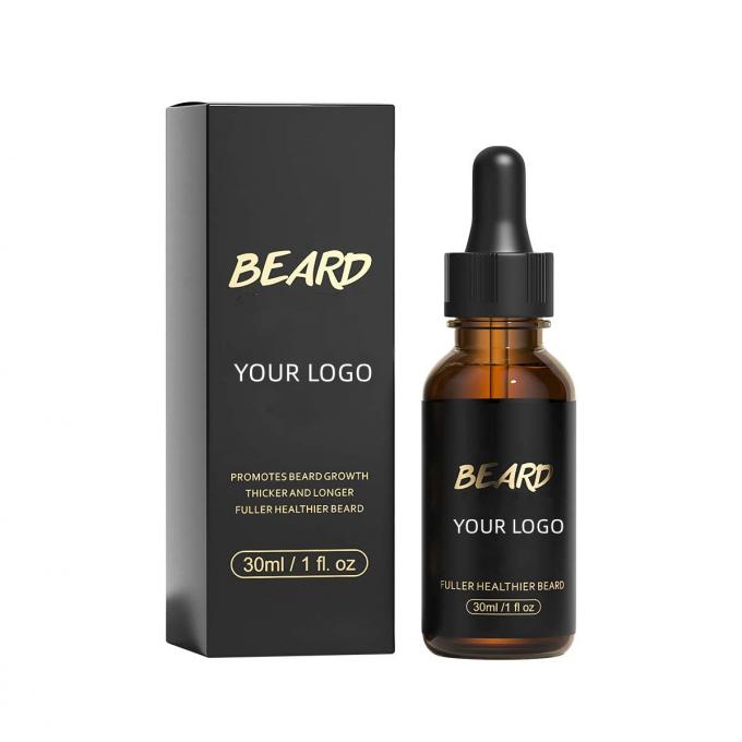 Mensenbaardmoisturizer versterkt en verzacht met ricinusolie 0