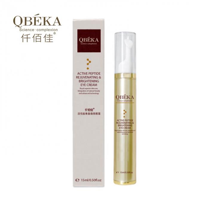 Verminder oogrimpels en donkere kringen met QBEKA Actieve peptide oogcrème Hoeveelheid 1000 0