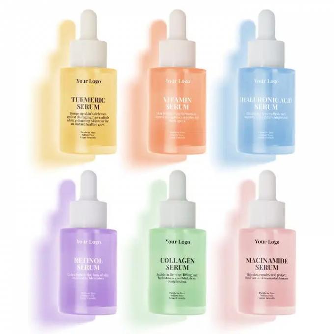 Natuurlijke vitamine C Niacinamide Serum met hyaluronzuur en aangepaste ingrediënten 0