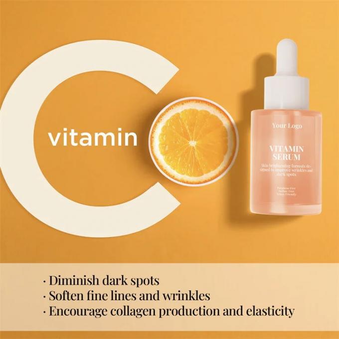 Natuurlijke vitamine C Niacinamide Serum met hyaluronzuur en aangepaste ingrediënten 1