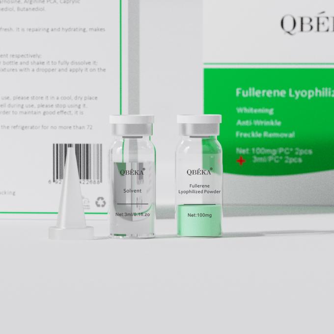 Krachtig fulereen gevriesdroogd poeder serum voor whitening anti-aging op alle huidtypes 2