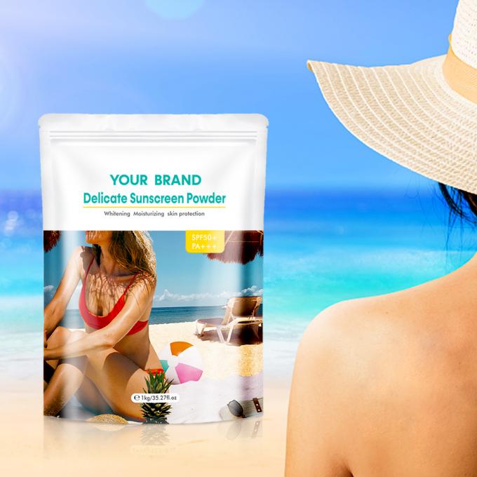 Poeder Zonnebrandcrème SPF Droge zonnebrandcrème Mineraalpoeder UVA En UVB SPF voor wreedheidsvrij 2