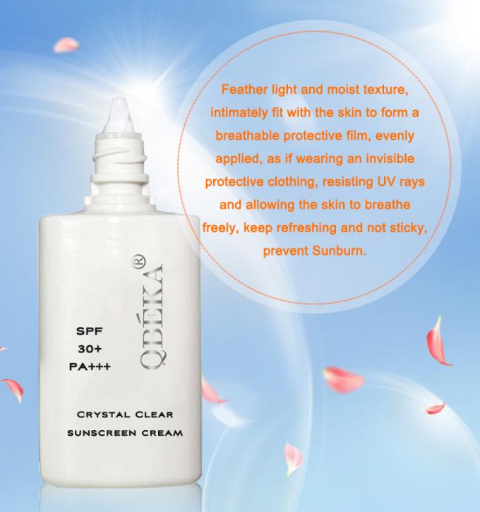 Panthenol geïnfuuseerd lichaam gezichtszonnecrème SPF 50 voor veilige en effectieve bescherming 0