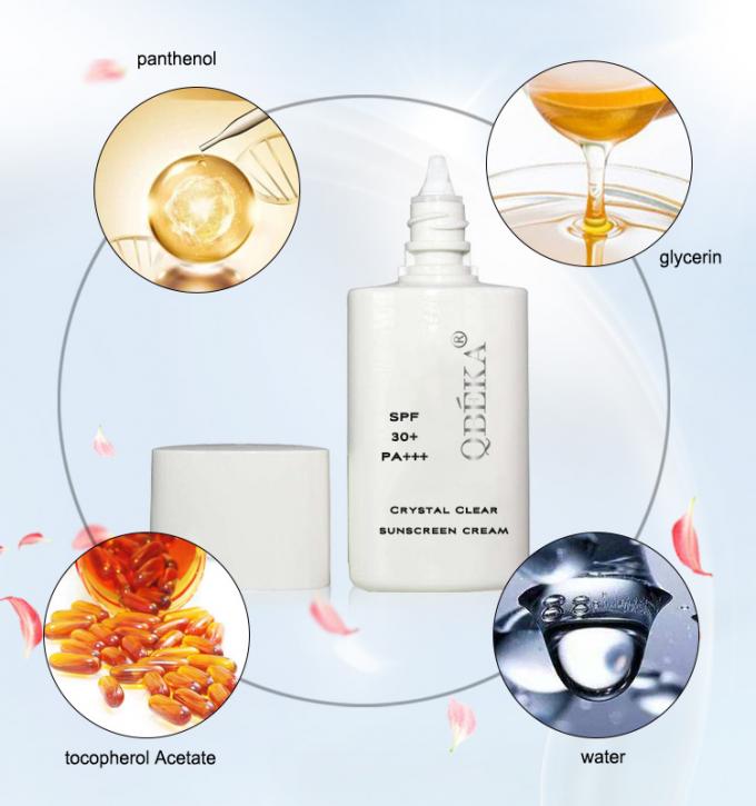 Panthenol geïnfuuseerd lichaam gezichtszonnecrème SPF 50 voor veilige en effectieve bescherming 3