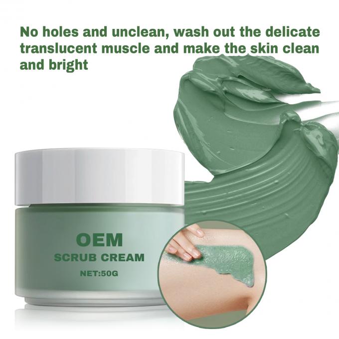 Groentegeurige body scrub diep hydraterend en zacht exfolierend voor beide geslachten 1