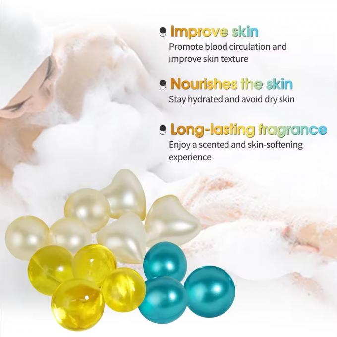 Essentiële olie badkralen voor privé label hotel spa hydraterende capsule lichaamszorg 1