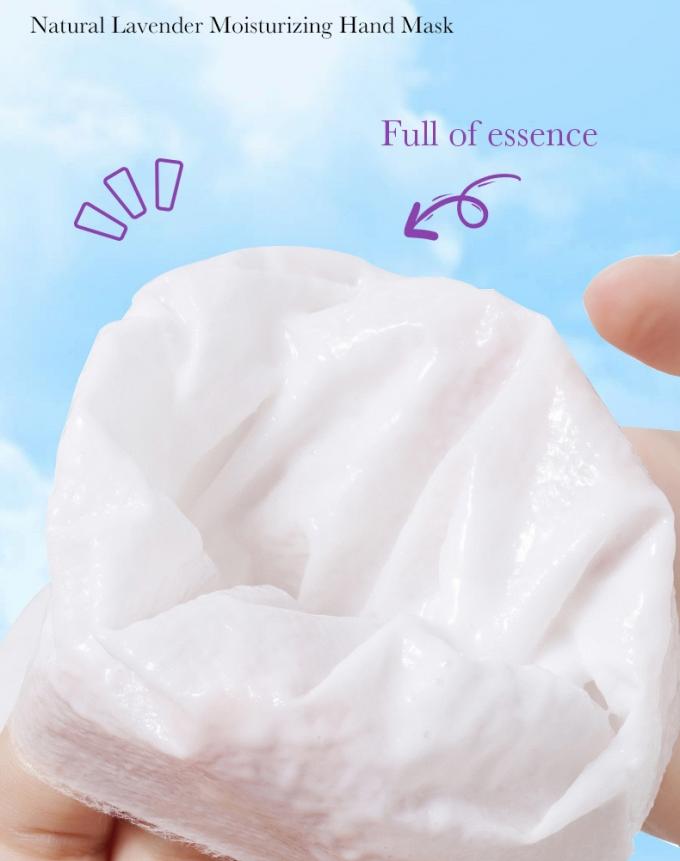 Regelmatige grootte Lavendel handmasker Exfolierend en hydraterend Aanpasbare plaatvorm 4