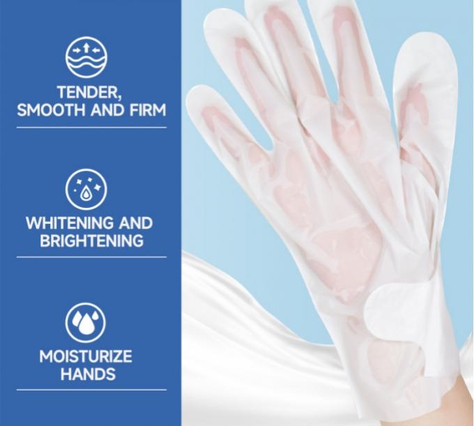 Regelmatige grootte Lavendel handmasker Exfolierend en hydraterend Aanpasbare plaatvorm 2