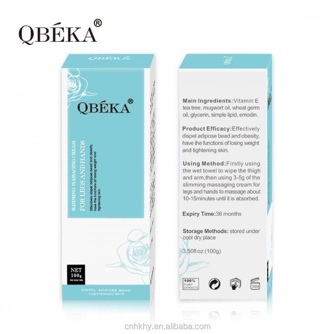 Peptiden Privélabel Biologische buikvermindering 3 dagen Gember Flat Fat Belly Burner Massage Cream 4