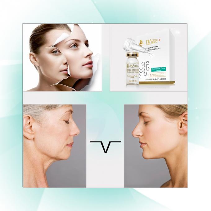 Biologisch anti-rimpelserum met hyaluronzuurbladeren Huid gloeiend en rimpelvrij 1