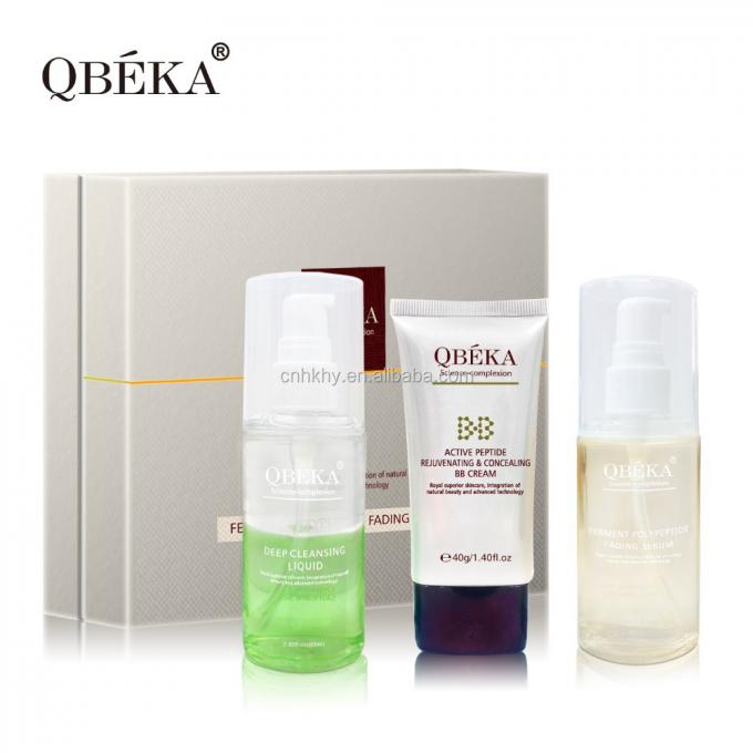 QBEKA Ferment Polypeptide Fading Serum Whitening Gold Facial Kit voor lifting effect 0