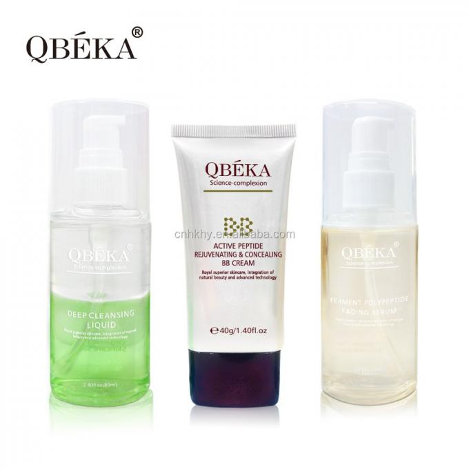 QBEKA Ferment Polypeptide Fading Serum Whitening Gold Facial Kit voor lifting effect 4