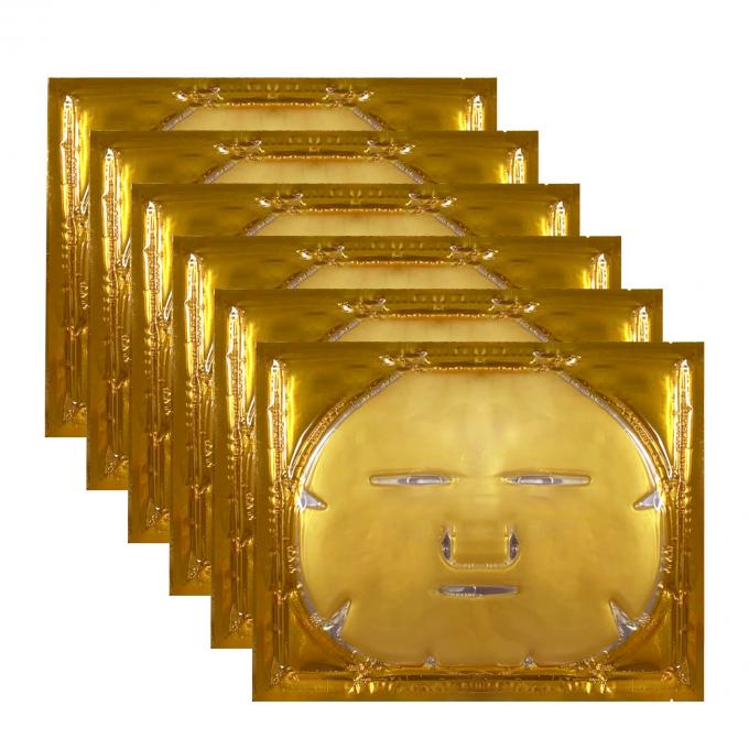 Biologisch 24K Gold Gezichtsmasker Voor Thuis Kalmerend Gel Aanpasbaar Collageen Crystal Beauty 1