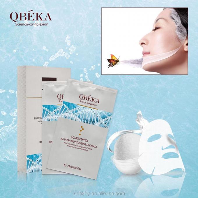 Gezichtsmasker met collageenpeptide hyaluronzuur voor hydratatie en veroudering 0