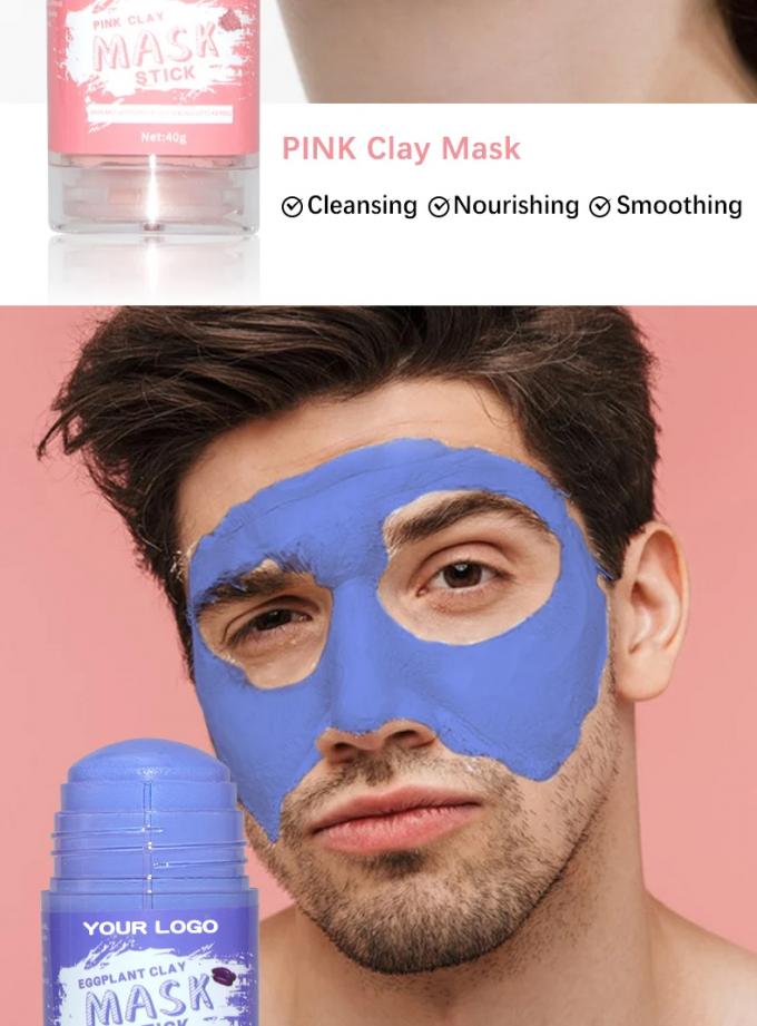 Groene thee reinigende klei stok masker voor aangepaste olie controle en poriën reiniging 1