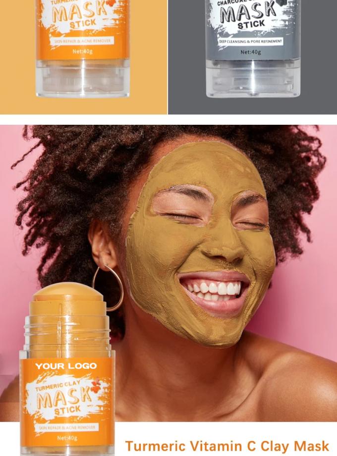 Groene thee reinigende klei stok masker voor aangepaste olie controle en poriën reiniging 3