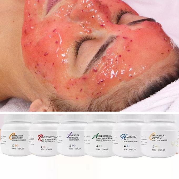 Home Peel-Off Lavendelgele masker Gezicht Spa Anti-Aging Hydraterende poeder masker op maat 0