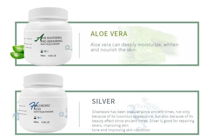 Home Peel-Off Lavendelgele masker Gezicht Spa Anti-Aging Hydraterende poeder masker op maat 3