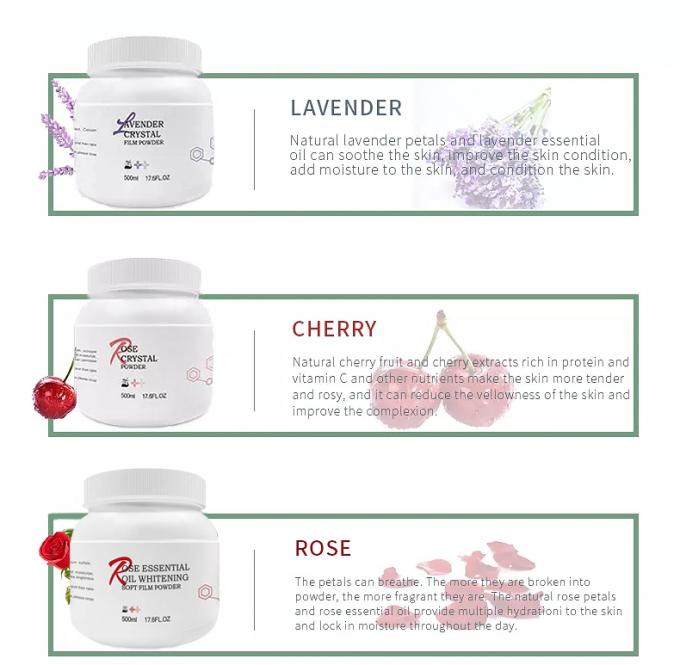 Home Peel-Off Lavendelgele masker Gezicht Spa Anti-Aging Hydraterende poeder masker op maat 2