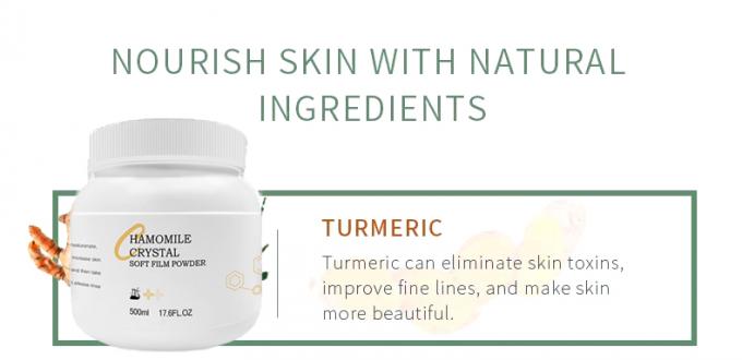 Home Peel-Off Lavendelgele masker Gezicht Spa Anti-Aging Hydraterende poeder masker op maat 4