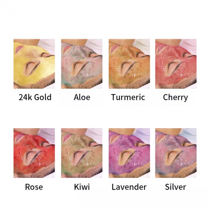 Home Peel-Off Lavendelgele masker Gezicht Spa Anti-Aging Hydraterende poeder masker op maat 8