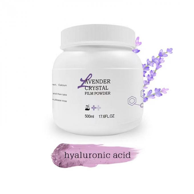 Home Peel-Off Lavendelgele masker Gezicht Spa Anti-Aging Hydraterende poeder masker op maat 6